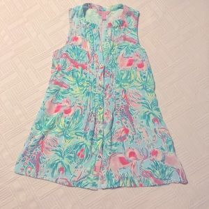 Lilly Pulitzer button down tank top